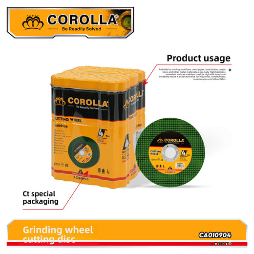 Various-sized grinding wheel cutting discs