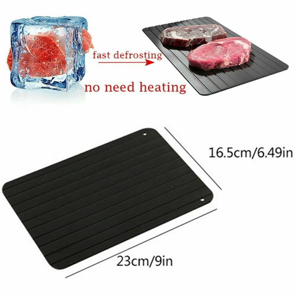 Thaw plate metal alloy surface