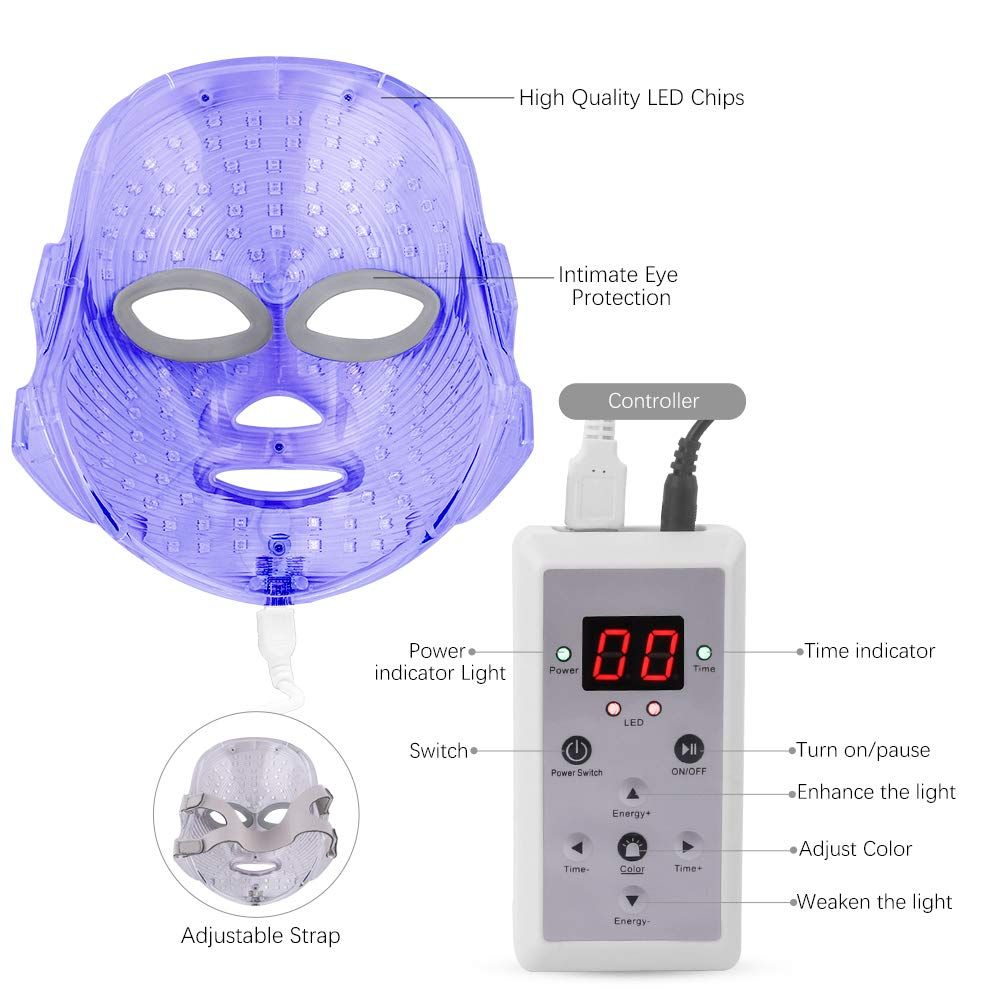 7-Color LED Facial Mask10