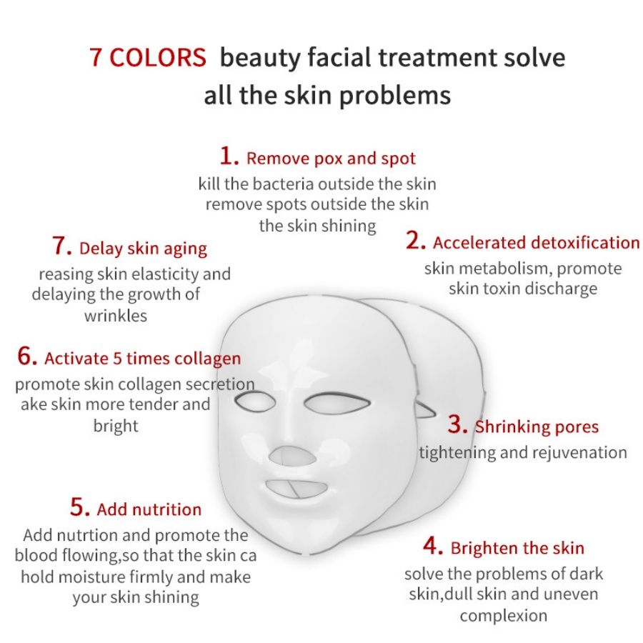 7-Color LED Facial Mask5