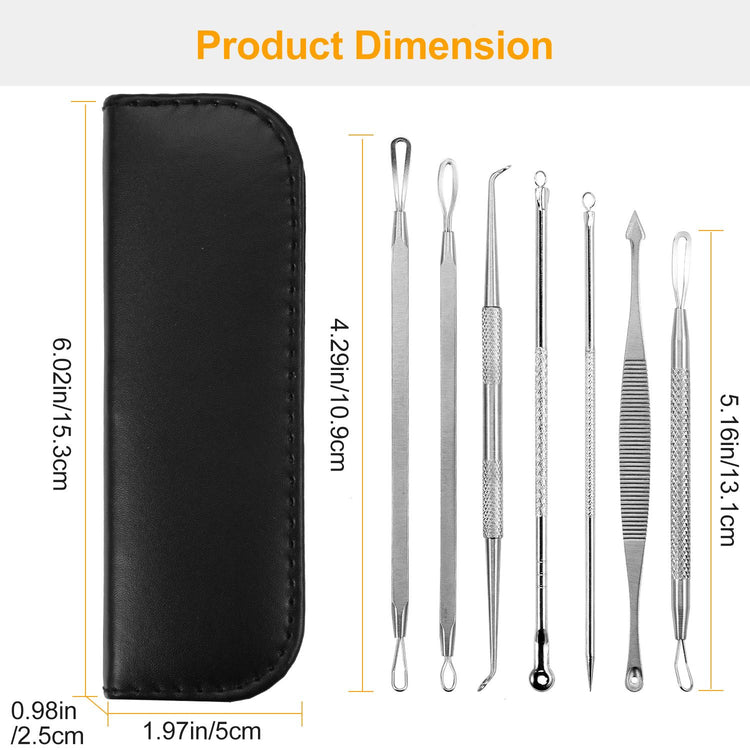 7-Piece Blackhead Extractor Kit detail view 2