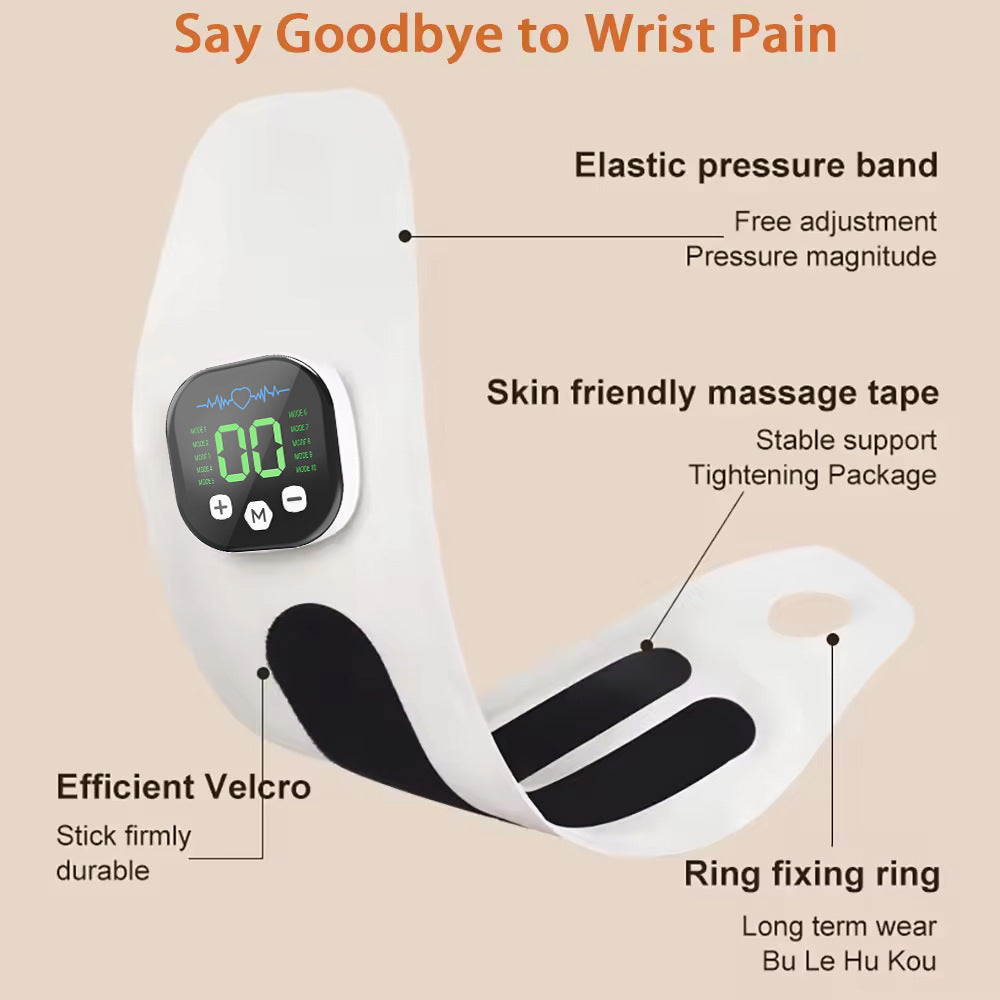 Adjustable EMS Pulse Wrist Massager