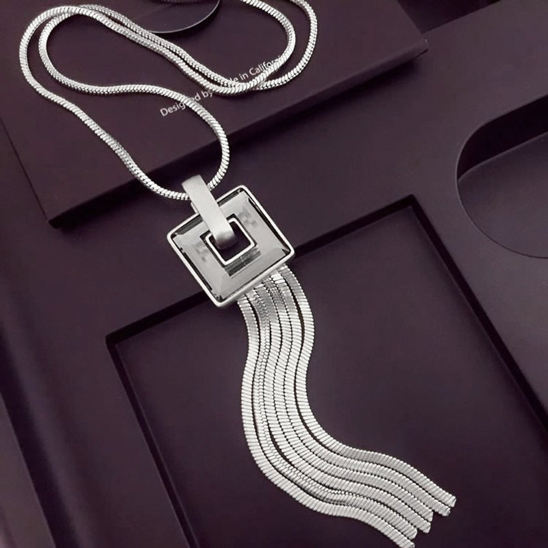 Long Necklace, Sweater Necklace, Accessory Necklace - Image 12