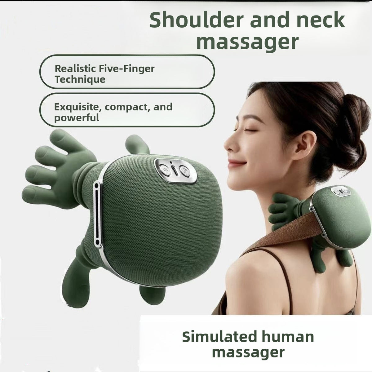 Multifunctional neck and shoulder massager