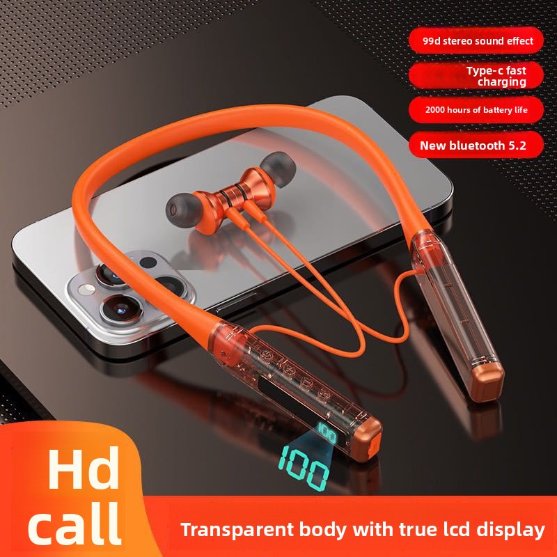 Wireless Noise-Canceling Sports Neckband Earphones