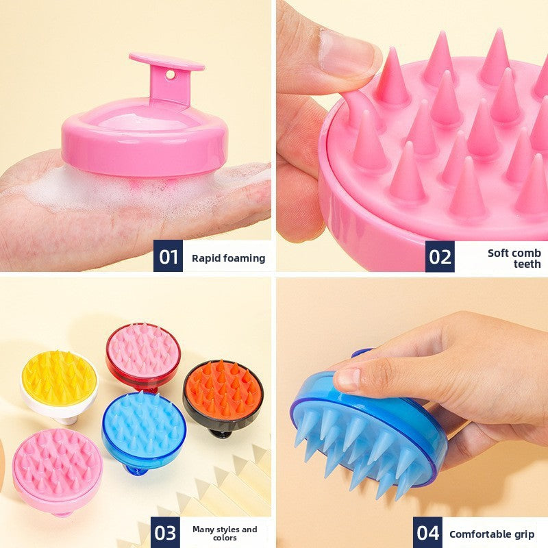 Silicone Shampoo Scalp Massage Brush