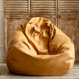 Faux Leather Pear-Shaped Bean Bag Cover
