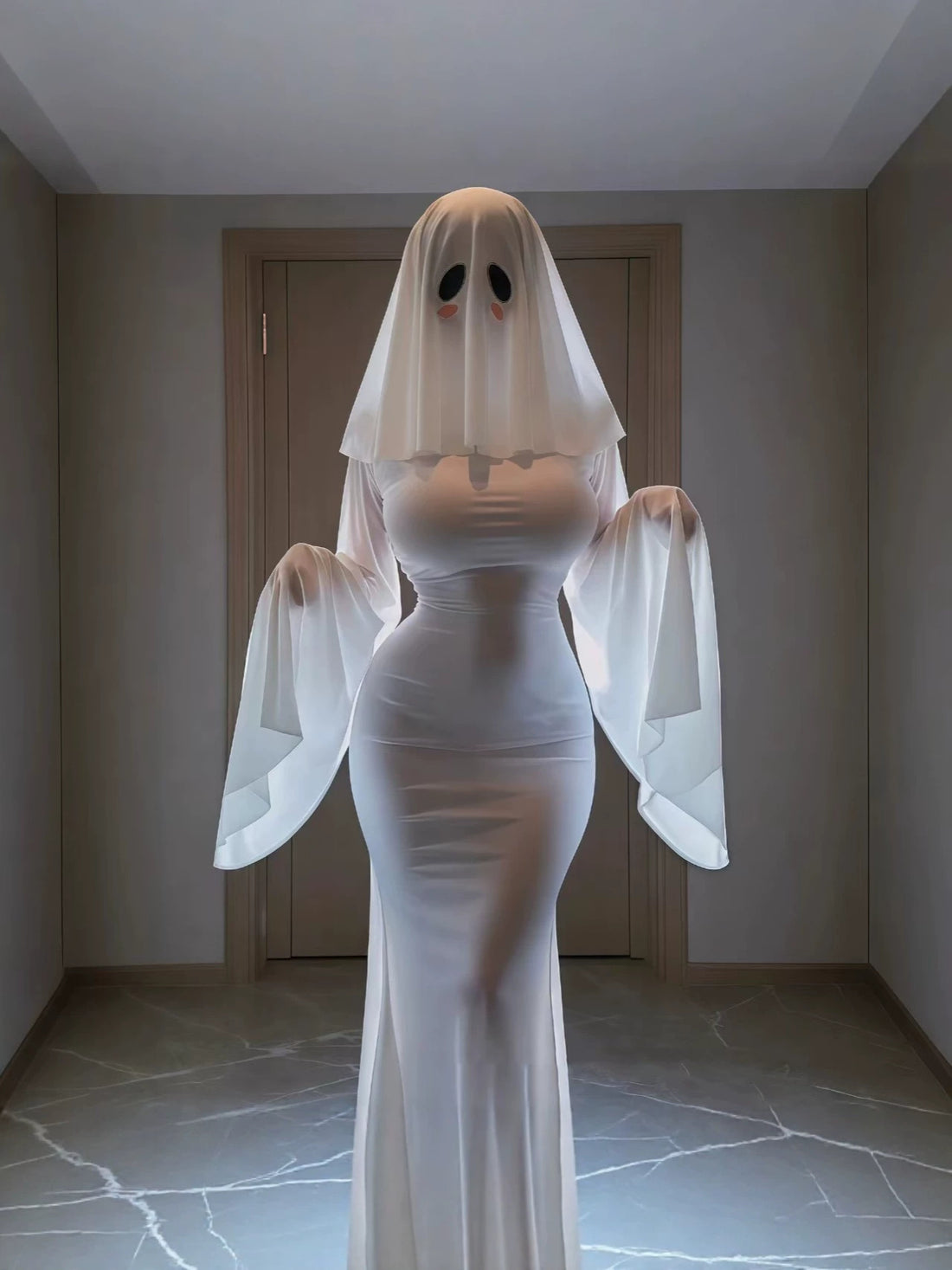 Ghost Girl Cosplay Dress Mrs Apricot Version