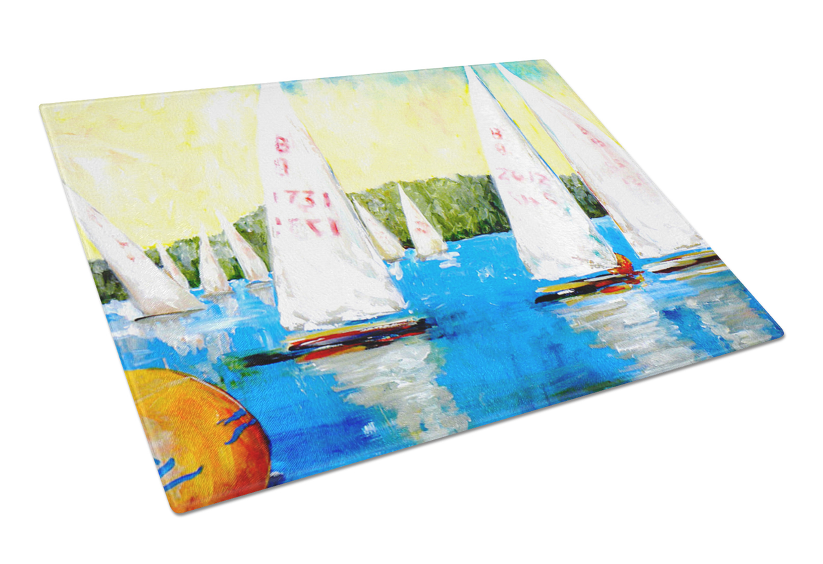 Nautical Art Tempered Glass Cutting Board