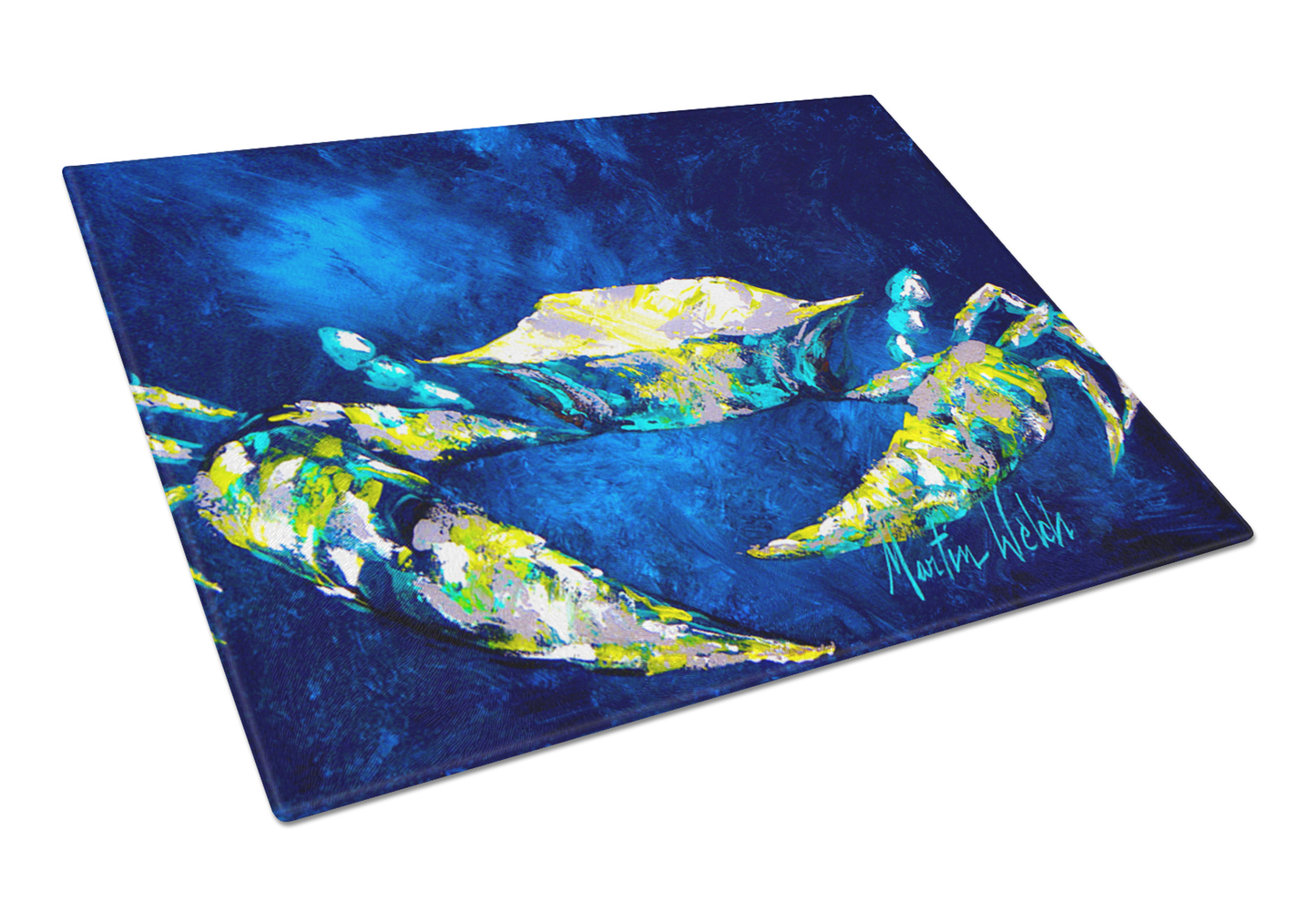 Shellfish Tempered Glass Cutting Board
