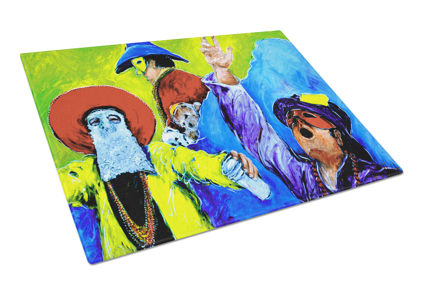 Festive Tempered Glass Cutting Board