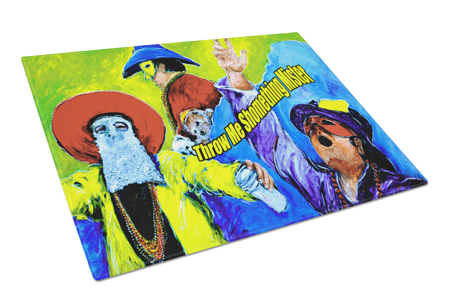 Festive Tempered Glass Cutting Board