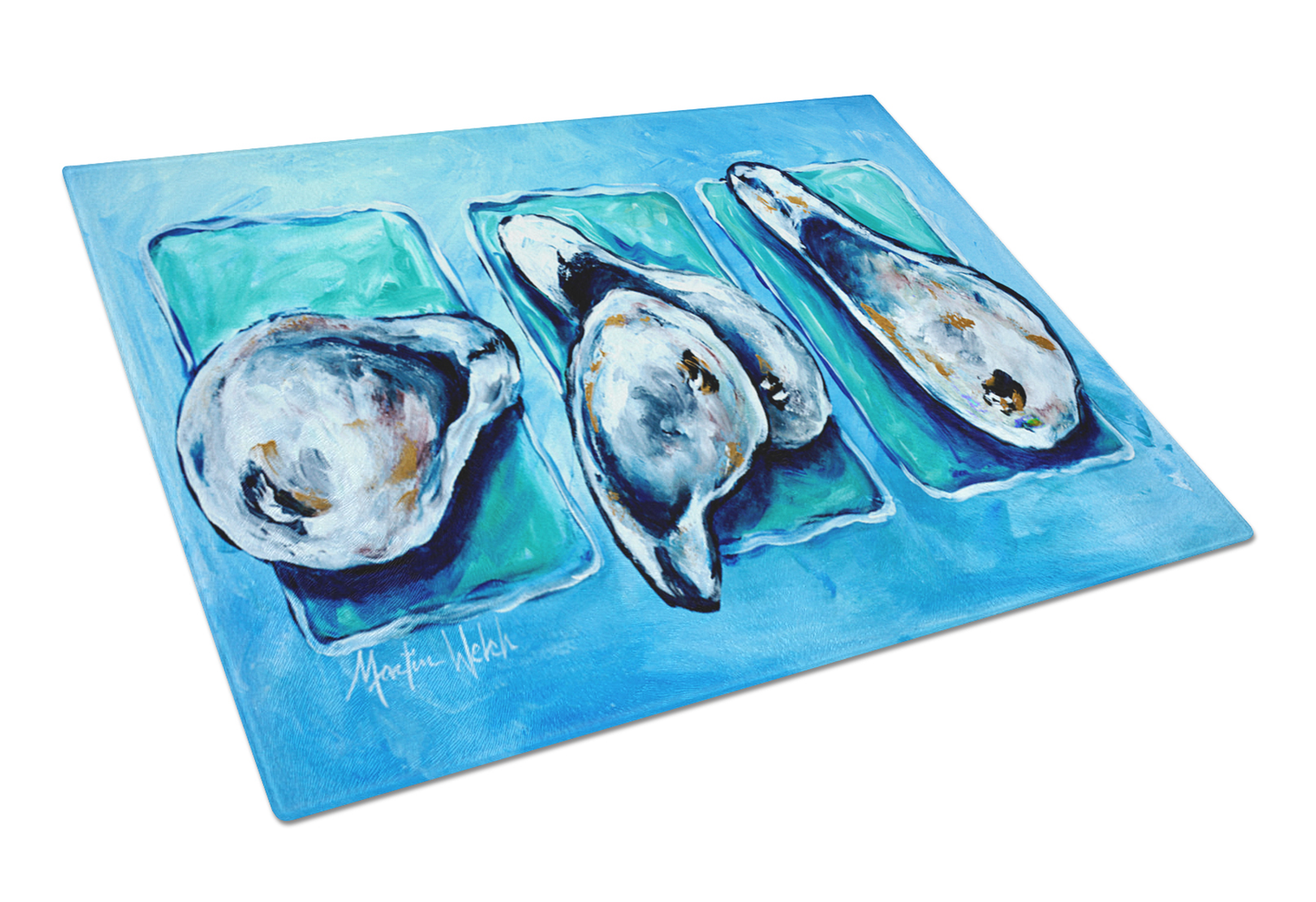 Shellfish Tempered Glass Cutting Board