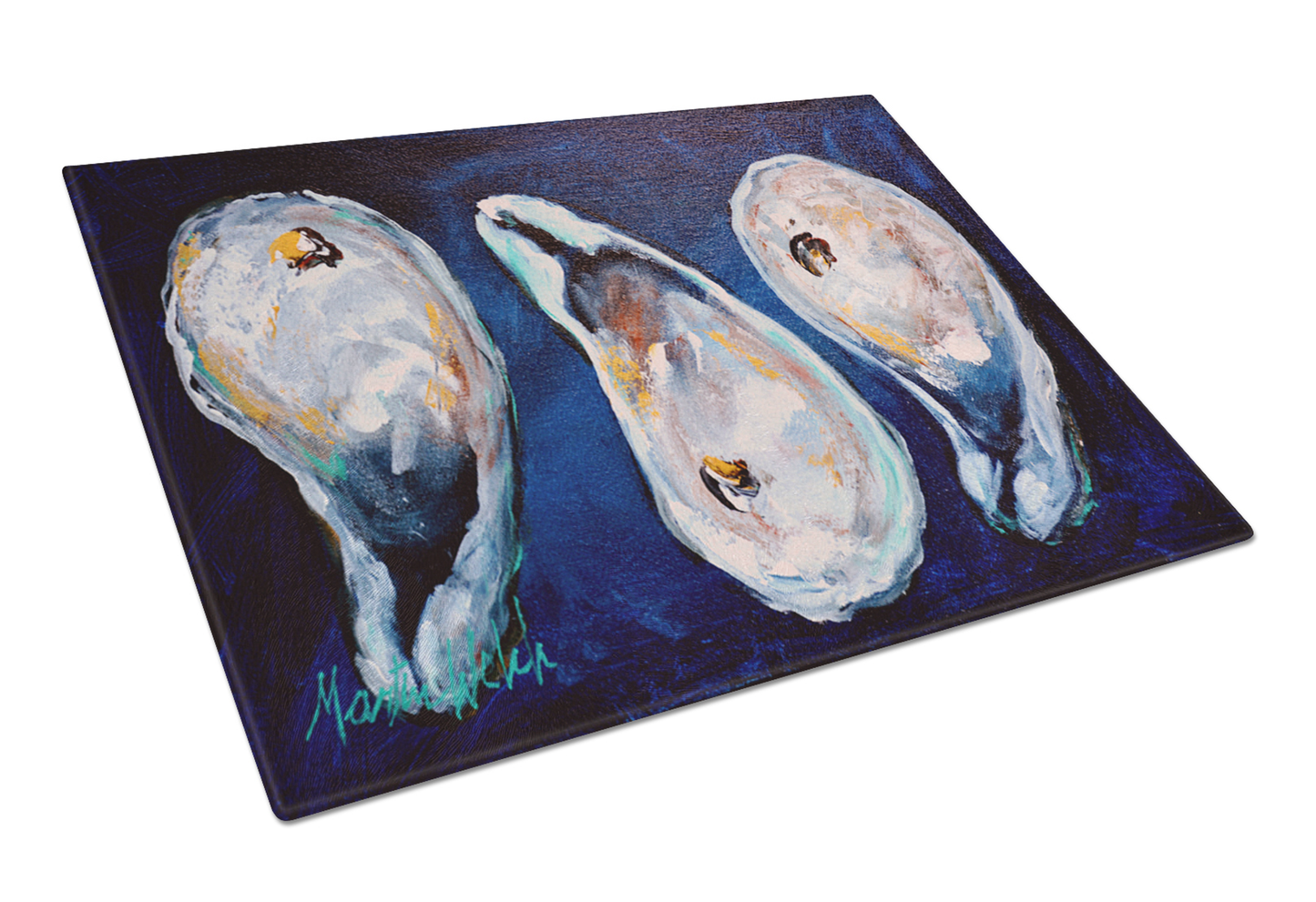 Shellfish Tempered Glass Cutting Board