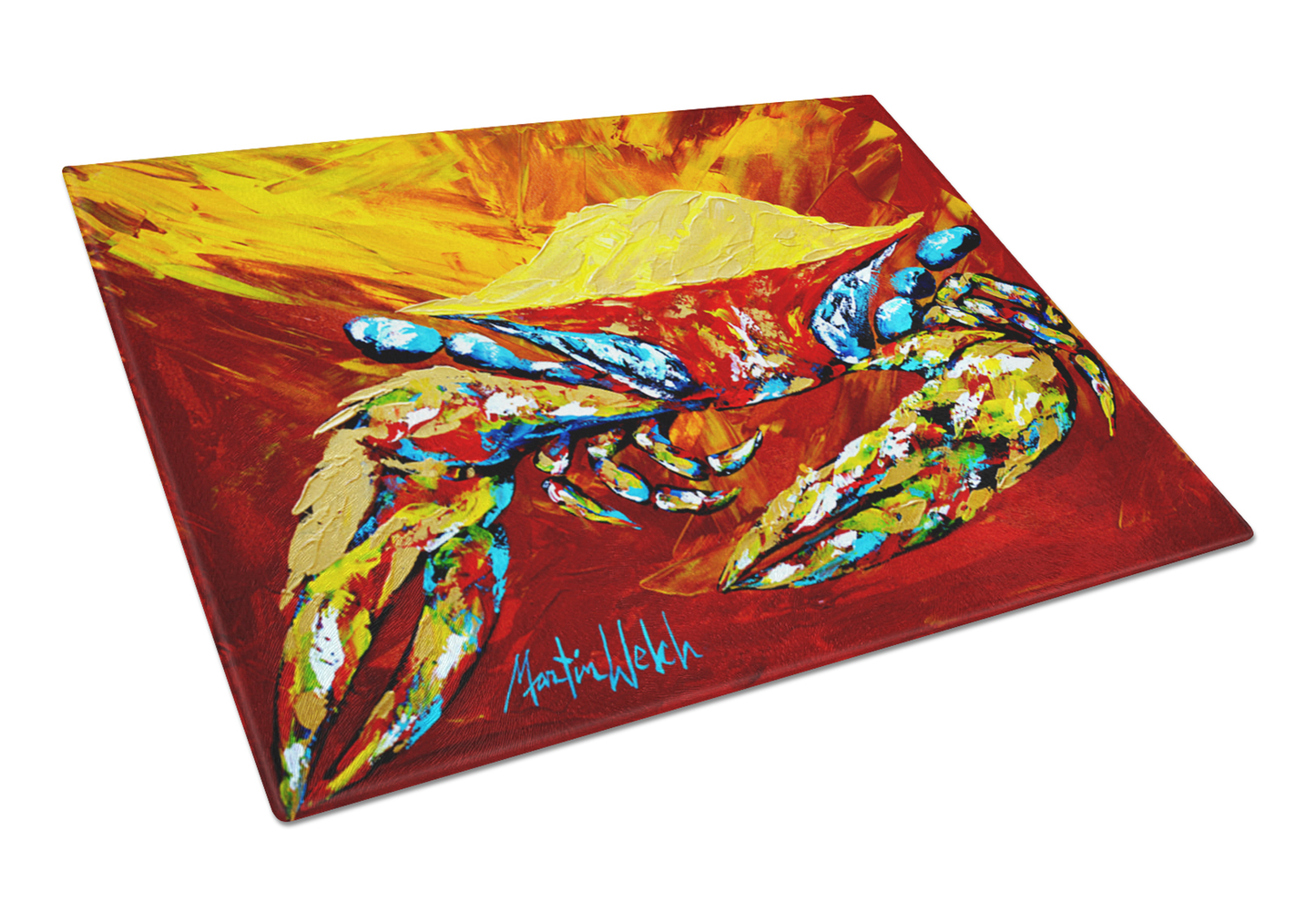 Shellfish Tempered Glass Cutting Board