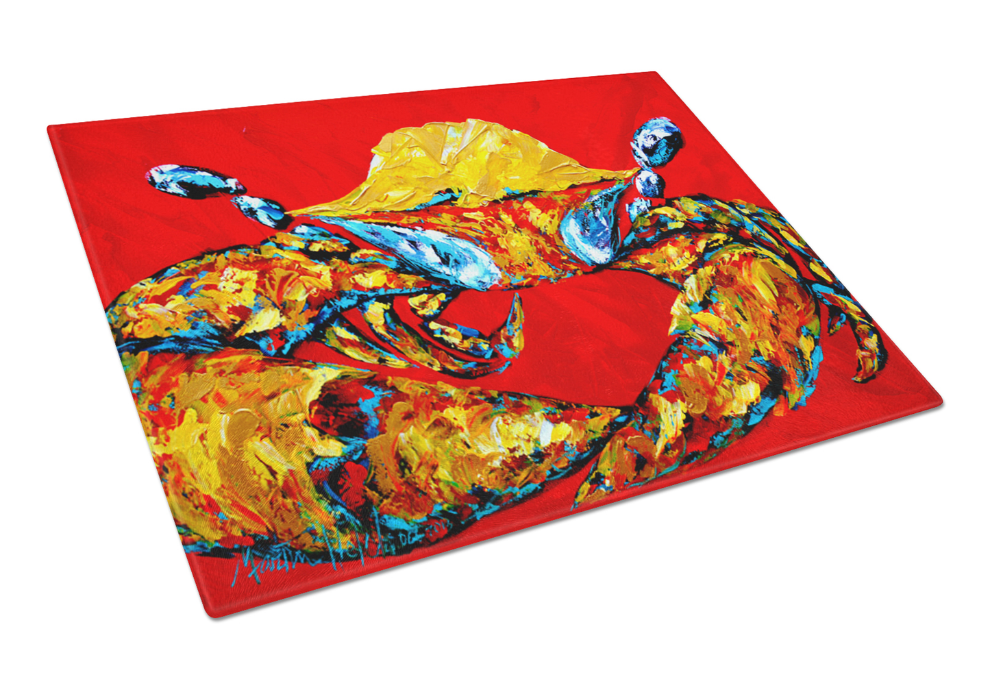 Shellfish Tempered Glass Cutting Board