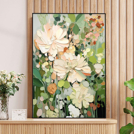 Nordic Cream Style Bedroom Decorative Painting Landscape Mural