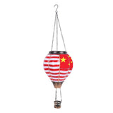 American Flag Hot Air Balloon Solar Lantern
