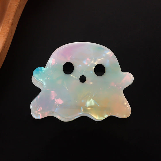 Halloween Pumpkin Ghost Hair Clip