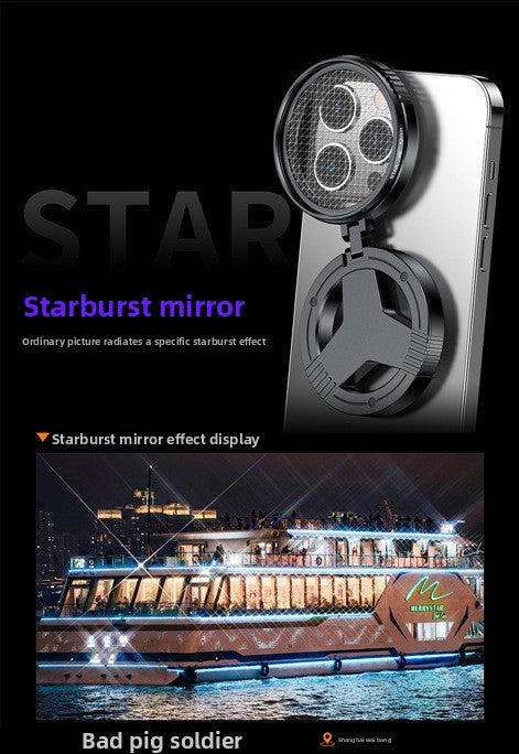 Magnetic Phone Camera Filter with Polarizer Lens