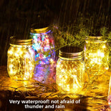 Solar Mason Jar Outdoor Hanging Light