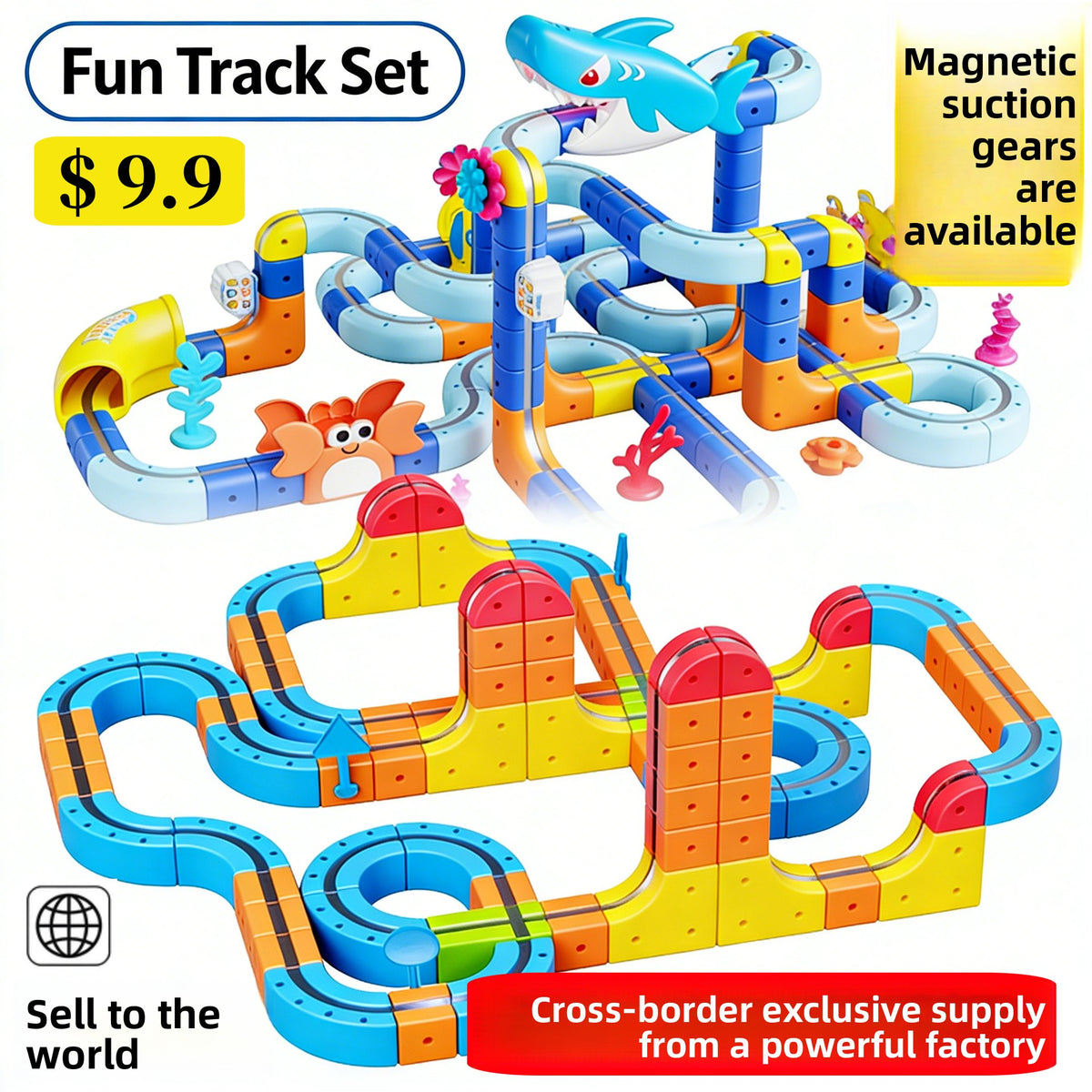 Magnetic Suspension Train Track Set