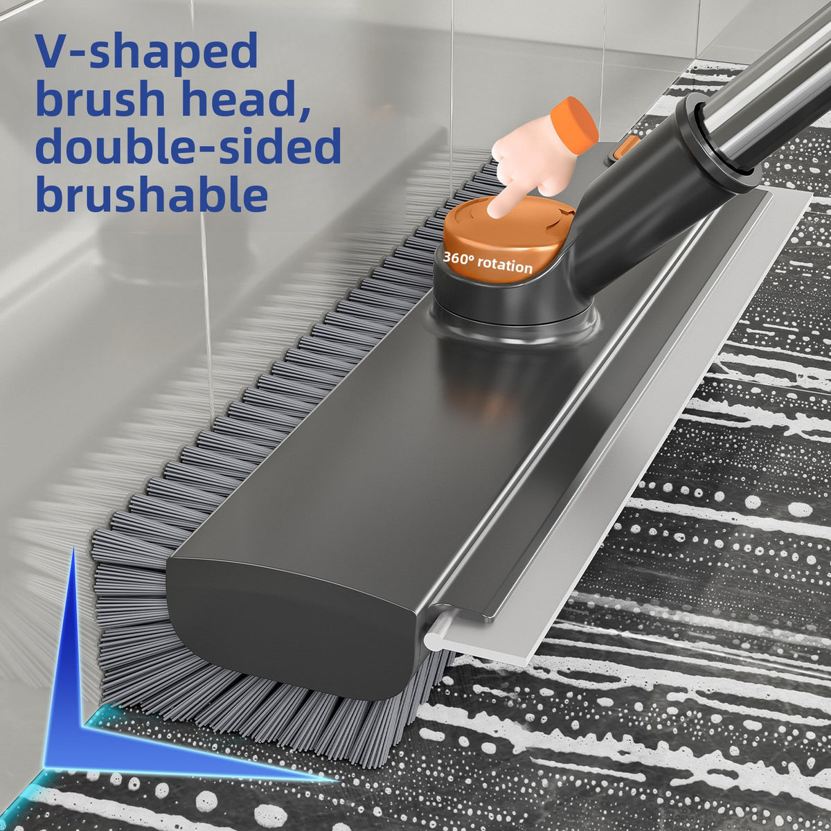 Long Handle Tile Floor Brush