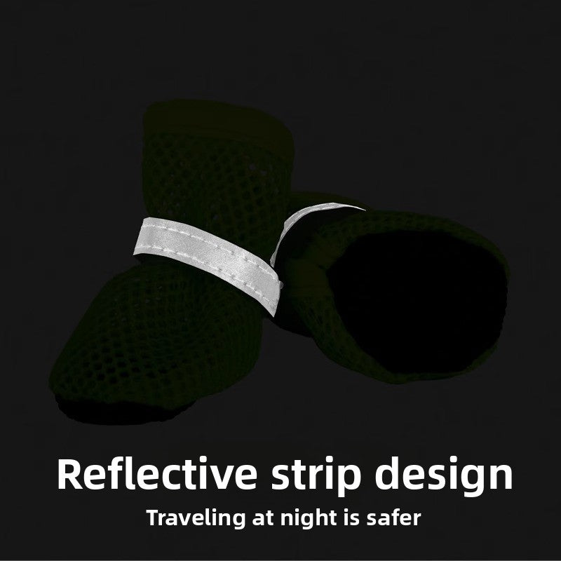 Mesh Pet Dog Shoes with Soft Sole