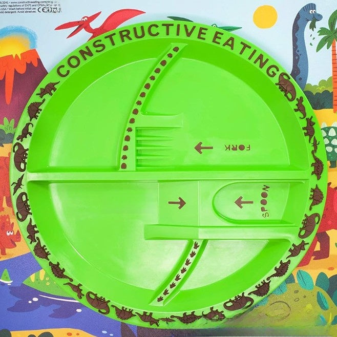 Dinosaur Excavator Theme Children Tableware Set