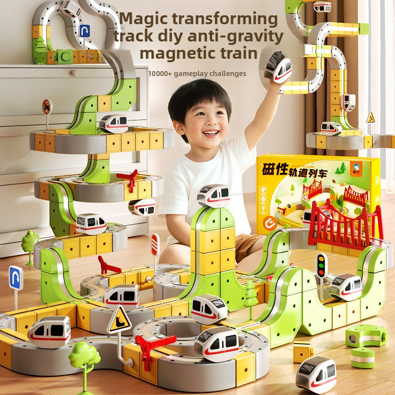 Magnetic Educational Train Toy Set