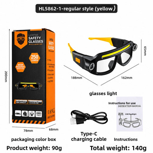 Multifunctional USB Rechargeable Head Mounted Light