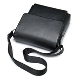 Cowhide Men's Shoulder Bag, Casual Cowhide Flap-Style Shoulder Bag for Men, Trendy and Versatile Commuter Crossbody Bag