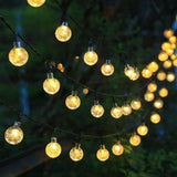 Solar Powered Bubble Ball LED String Lights