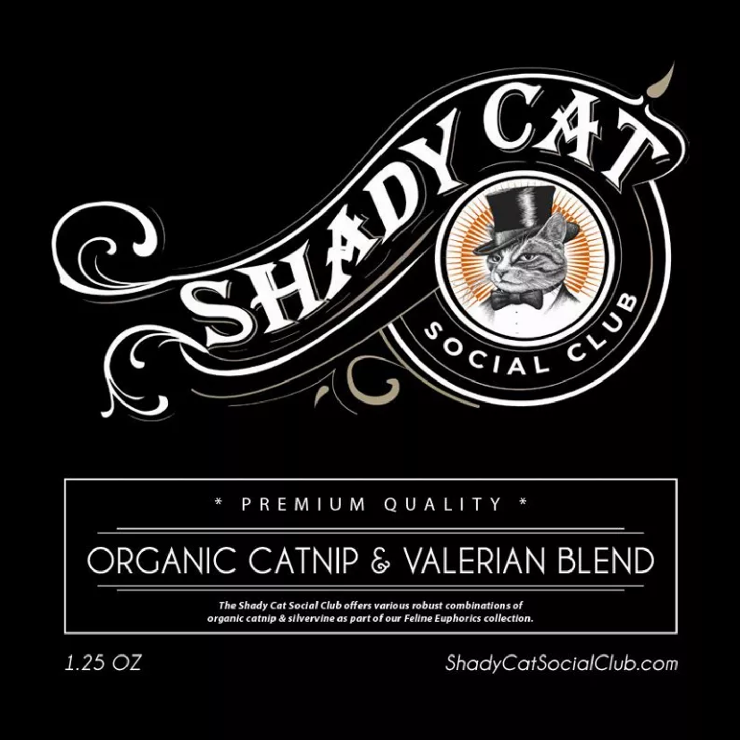 Shady Cat Premium Organic Catnip & Valerian Blend