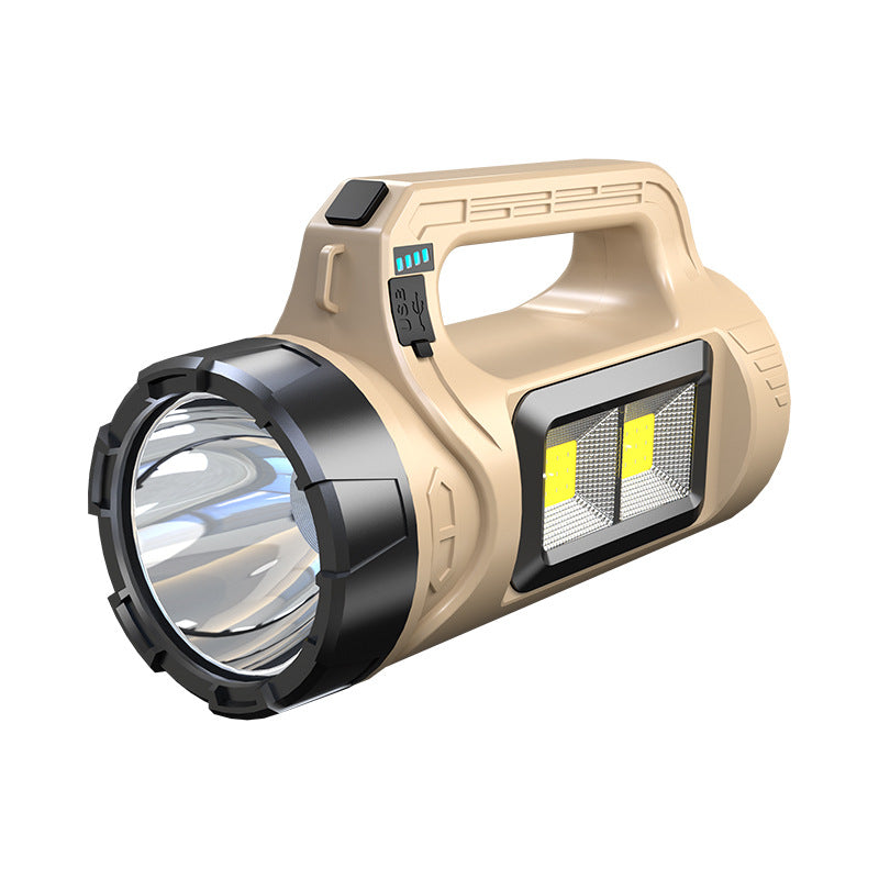 Solar Powered Rechargeable LED Flashlight