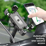 Anti-Shock Phone Holder for Bicycle and Motorcycle