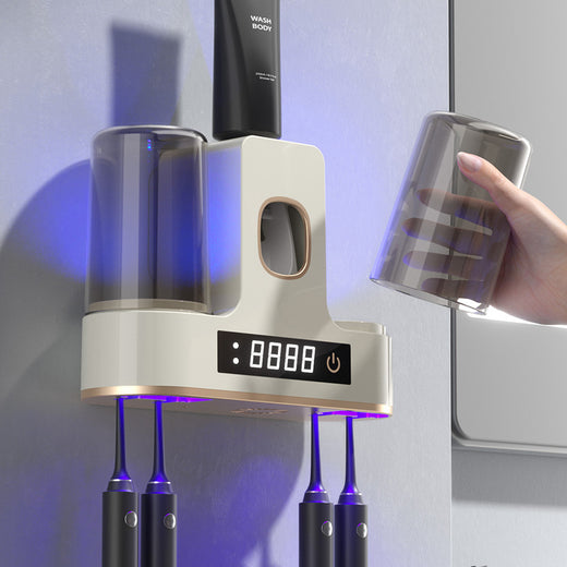 Smart UV Toothbrush Sterilizer and Drying Rack
