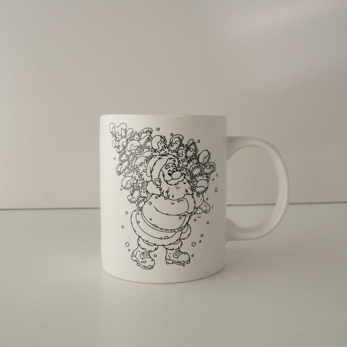 DIY Coloring Ceramic Mug with Cartoon Designs
