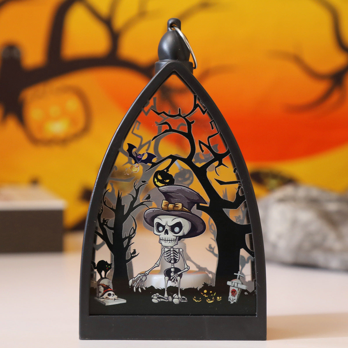 Halloween Pumpkin Lanterns LED Handheld Lights for Kids Party Decorations