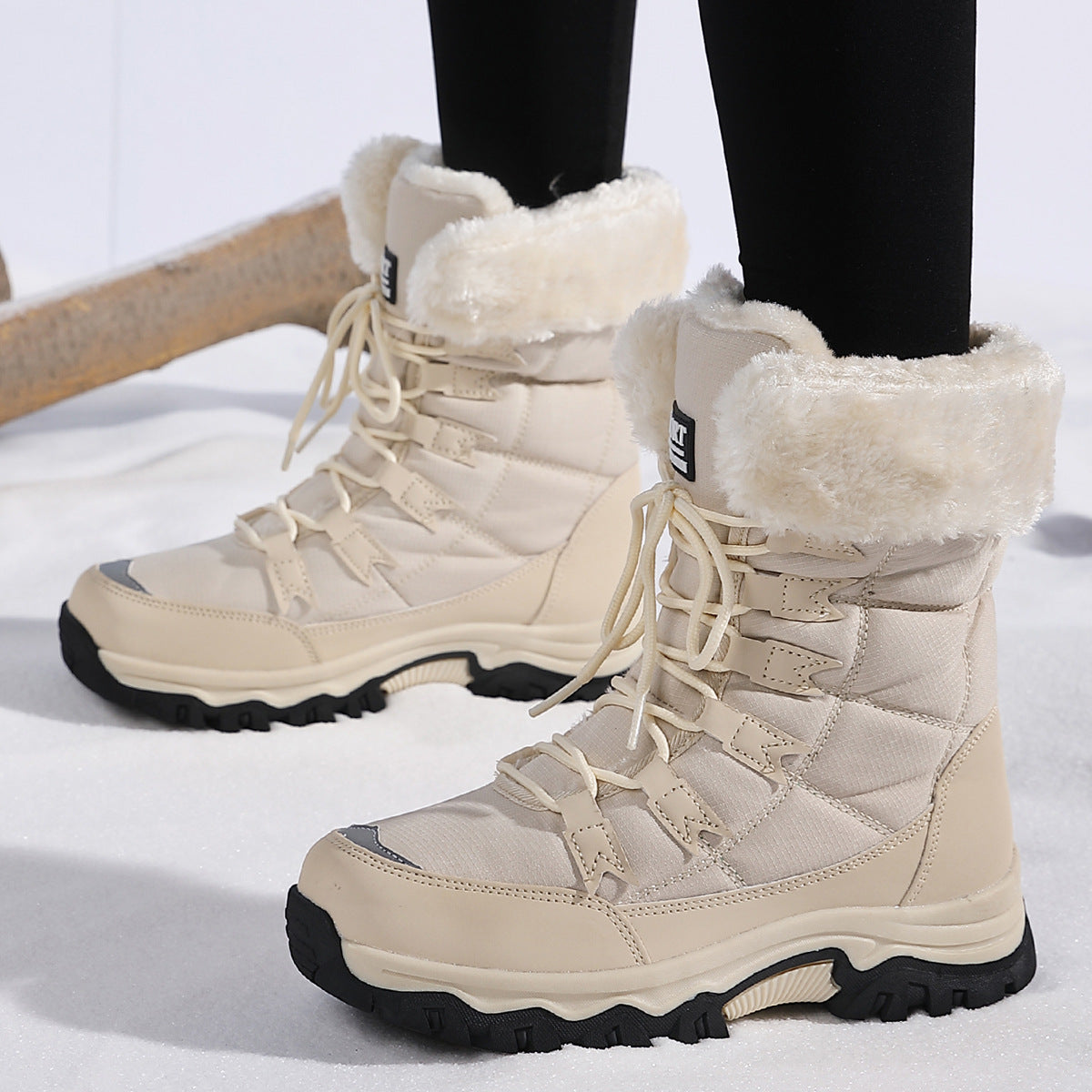 Fleece Lined Winter Snow Boots