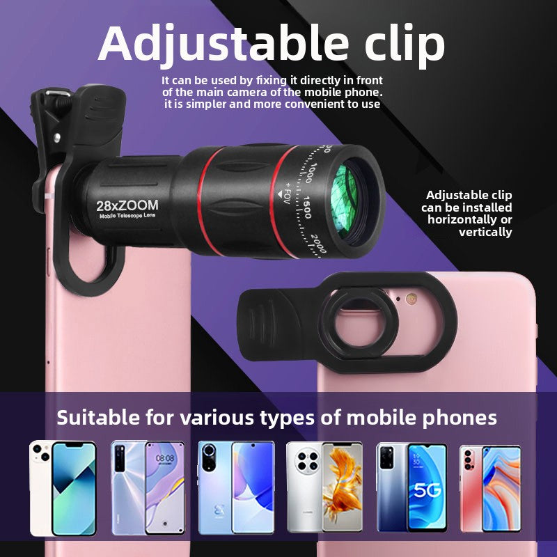 Mobile Phone Telephoto Lens Monocular Telescope