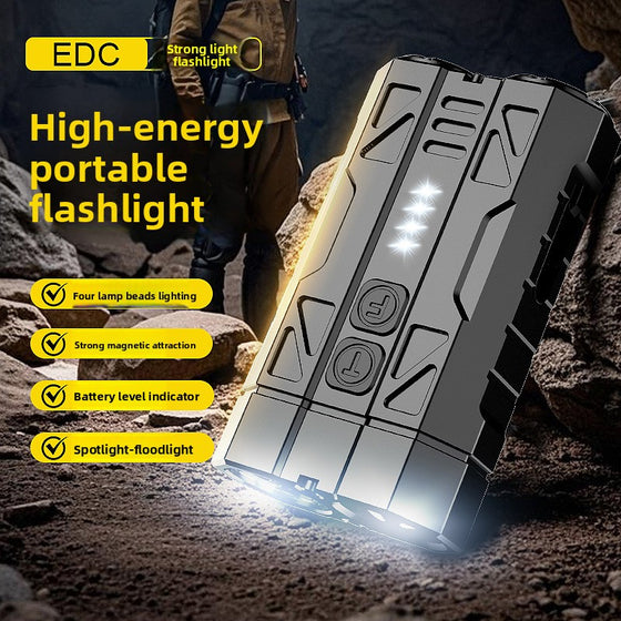 USB Rechargeable Aluminum Flashlight Outdoor Lighting & Tools product image 1