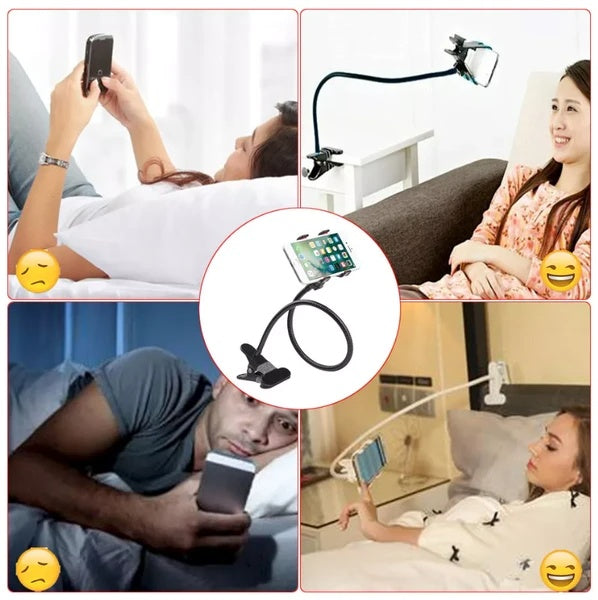 Gooseneck phone holder padded clamp detail