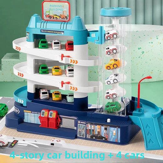 Childrens Parking Garage Toy Set with Cars product image 6