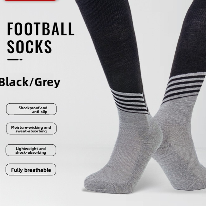 Long anti-slip athletic socks