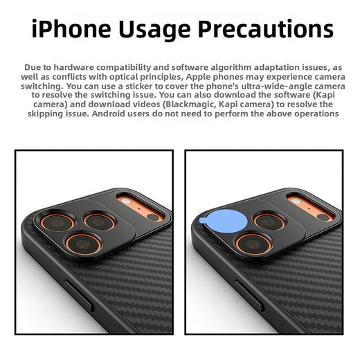 64x Telephoto Lens with Anti-Shake Bracket for Smartphones