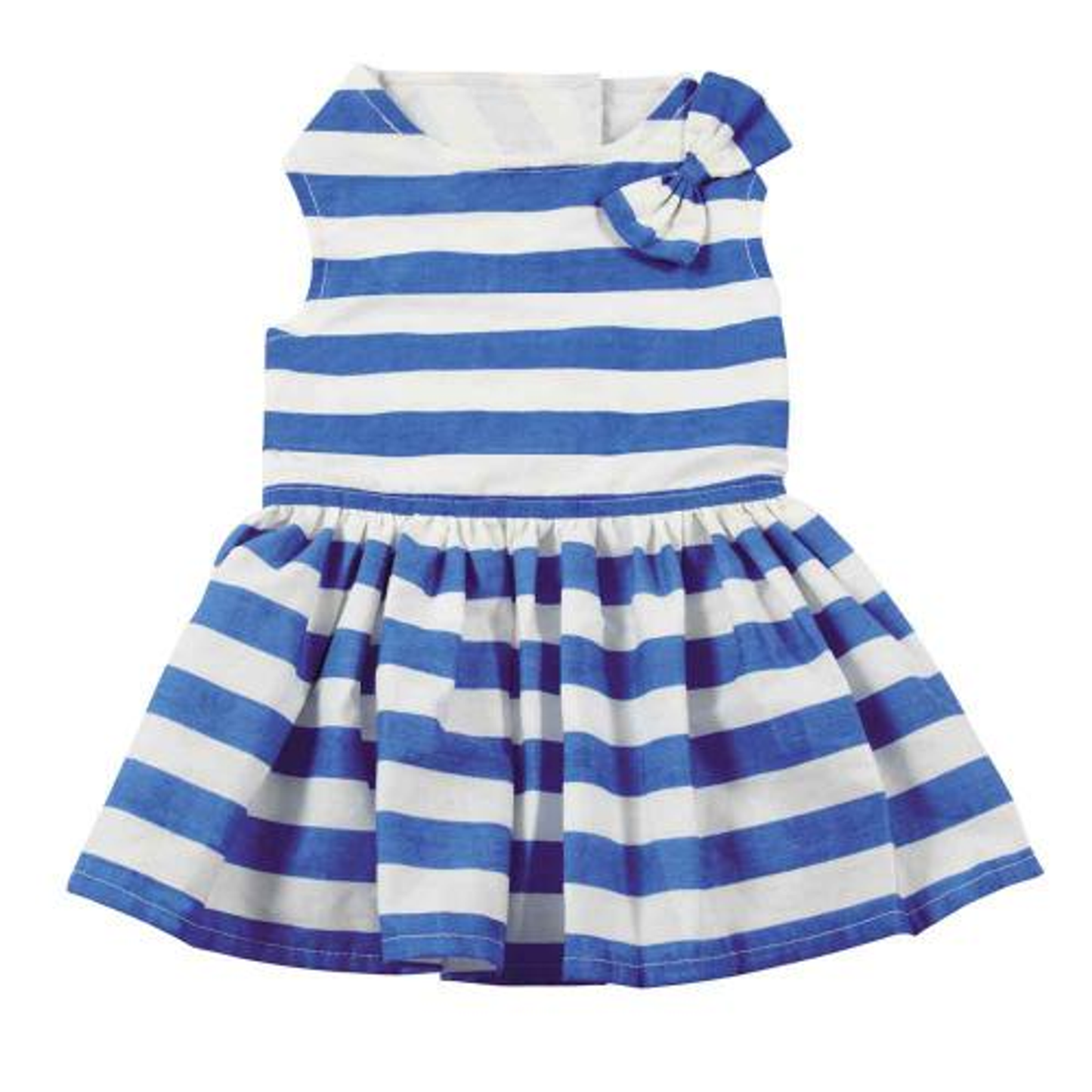 East Side Collection Blue Stripe Dog Dress