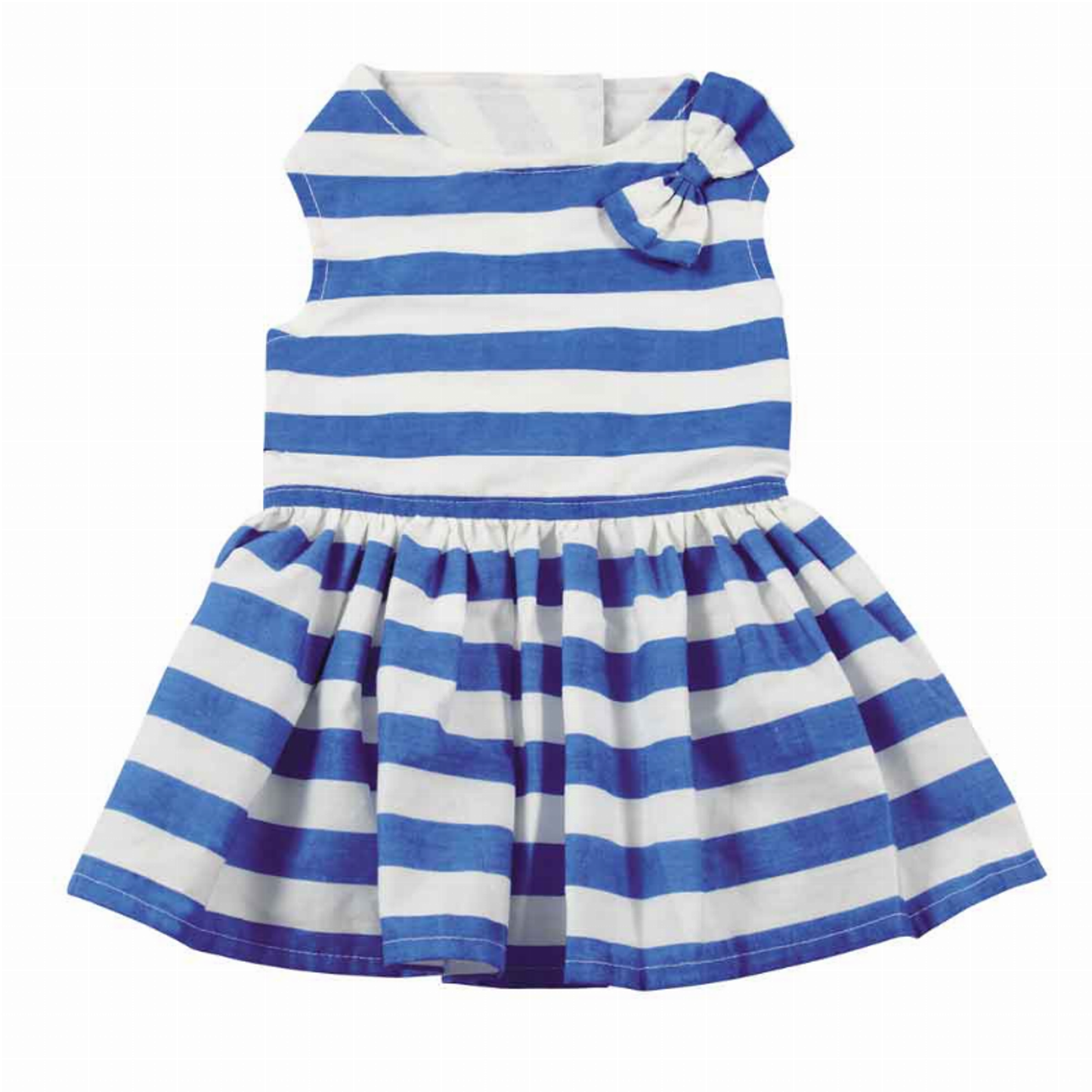 East Side Collection Blue Stripe Dog Dress