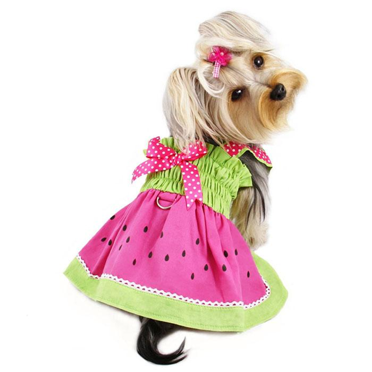 Klippo Juicy Watermelon Dog Sundress with D-Ring