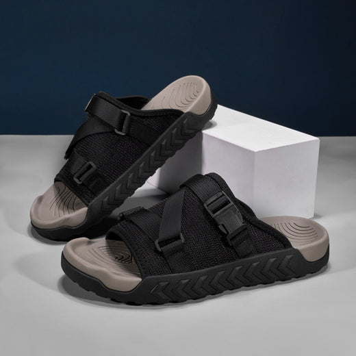 Mens Breathable Mesh Slip On Sandals